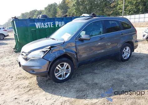 2010 Honda Cr-V Ex-L from USA, damaged, VIN 5J6RE3H7XAL020827